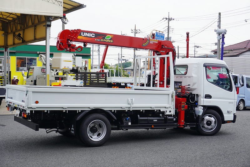 （未使用）　キャンター　「標準幅　ロング」　４段クレーン　積載３０００ｋｇ　古河ユニック製　ラジコン　フックイン　２．９３ｔ吊　セイコーラック　左電格ミラー　坂道発進補助　ＬＥＤヘッドライト＆フォグランプ　スマートキー　衝突軽減ブレーキ　車線逸脱警報　５速ＭＴ！　車検「R７年４月まで！」6