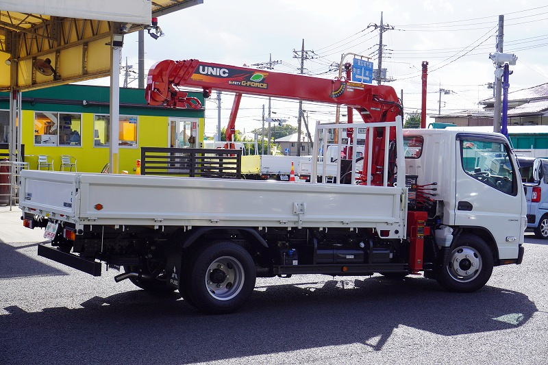 （未使用）　キャンター　「標準幅　ロング」　４段クレーン　積載３０００ｋｇ　古河ユニック製　ラジコン　フックイン　２．９３ｔ吊　セイコーラック　左電格ミラー　坂道発進補助　ＬＥＤヘッドライト　スマートキー　衝突軽減ブレーキ　車線逸脱警報　５速ＭＴ！　車検「Ｒ７年８月まで！」6