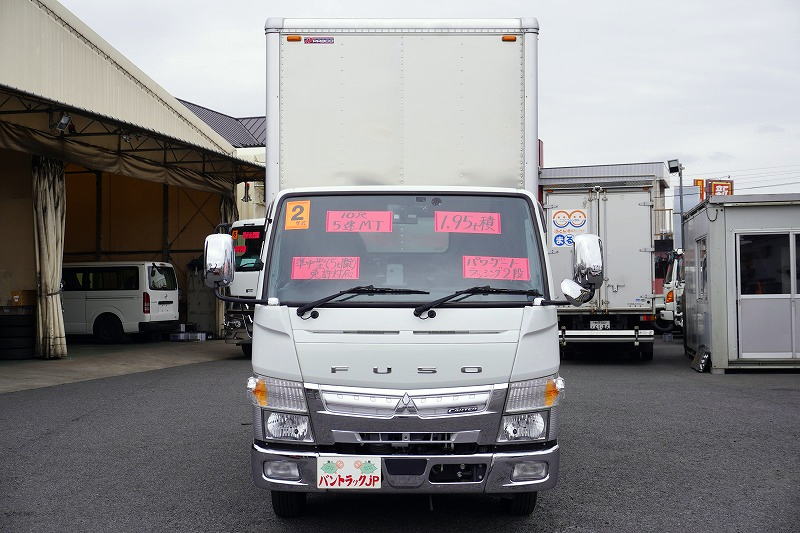 キャンター　１０尺　アルミバン　高箱　積載１９５０ｋｇ　サイドドア　跳ね上げ式　パワーゲート　ラッシング２段　バックカメラ　ＥＴＣ２．０　左電格ミラー　坂道発進補助　フォグランプ　メッキパーツ　パブコ製　５速ＭＴ！低走行！準中型（５トン限定）免許対応！！0