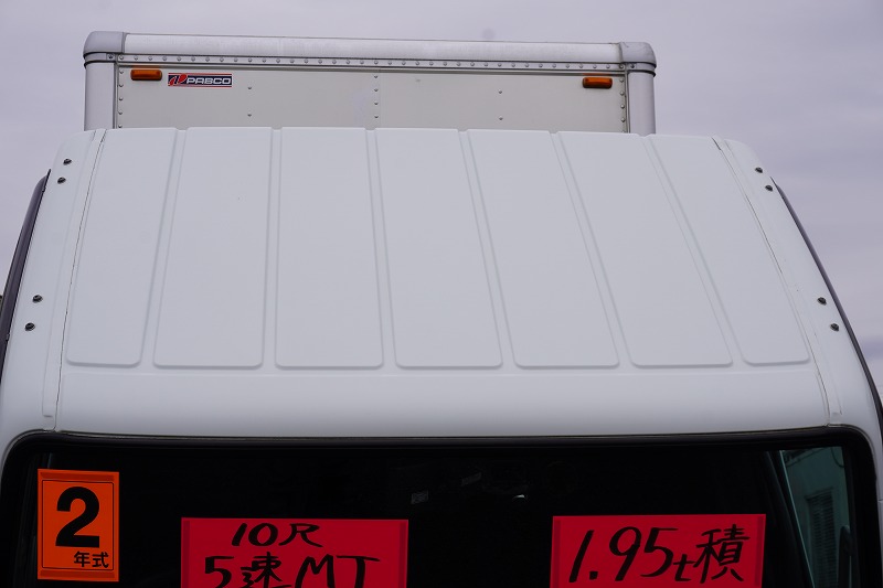 キャンター　１０尺　アルミバン　高箱　積載１９５０ｋｇ　サイドドア　跳ね上げ式　パワーゲート　ラッシング２段　バックカメラ　ＥＴＣ２．０　左電格ミラー　坂道発進補助　フォグランプ　メッキパーツ　パブコ製　５速ＭＴ！低走行！準中型（５トン限定）免許対応！！13