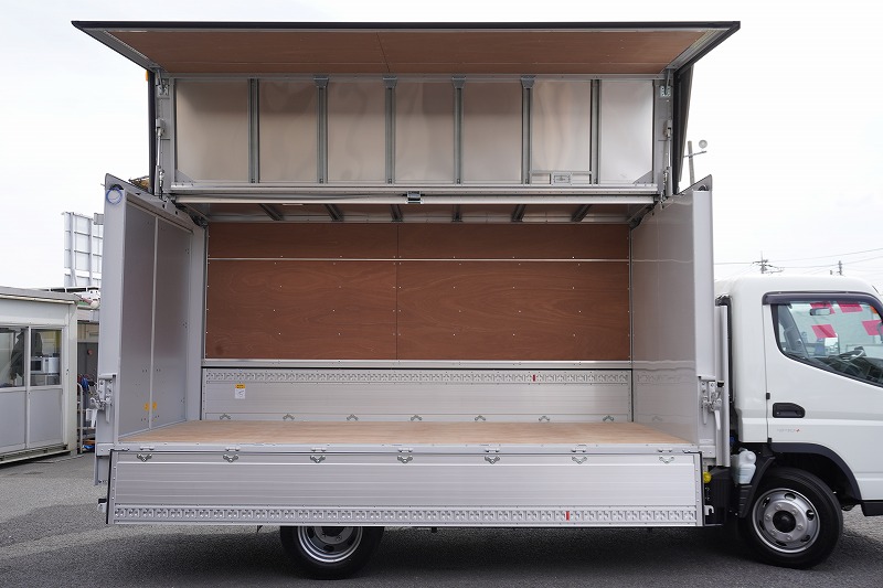 （未使用）　キャンター　「ワイドロング」　アルミウイング　積載３５００ｋｇ　ラッシング１段　落とし込みフック４対　ＬＥＤヘッドライト＆フォグランプ　坂道発進補助　左電格ミラー　スマートキー　衝突軽減ブレーキ　車線逸脱警報　パブコ製　５速ＭＴ！車検「Ｒ７年１０月まで！」16