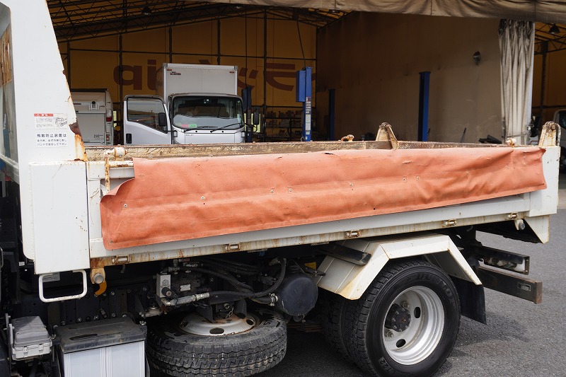 エルフ　「標準幅」　強化　ローダーダンプ　新明和製　三方開　積載３０００ｋｇ　手動コボレーン　ダンプピン　ＥＴＣ　左電格ミラー　坂道発進補助　キーレス　６速ＭＴ！26