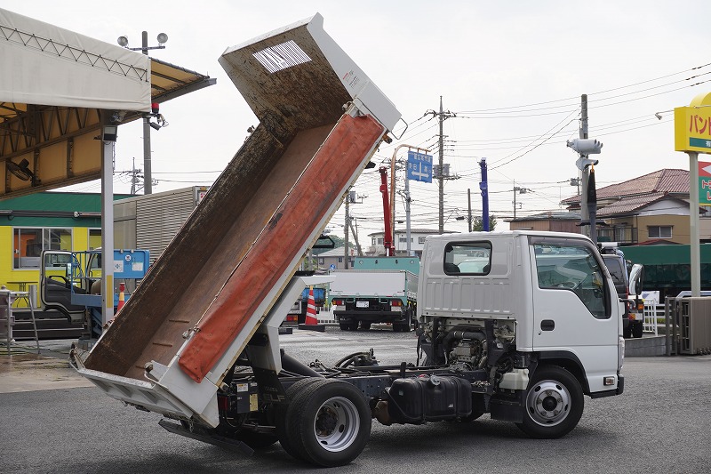エルフ　「標準幅」　強化　ローダーダンプ　新明和製　三方開　積載３０００ｋｇ　手動コボレーン　ダンプピン　ＥＴＣ　左電格ミラー　ＡＴ車！27