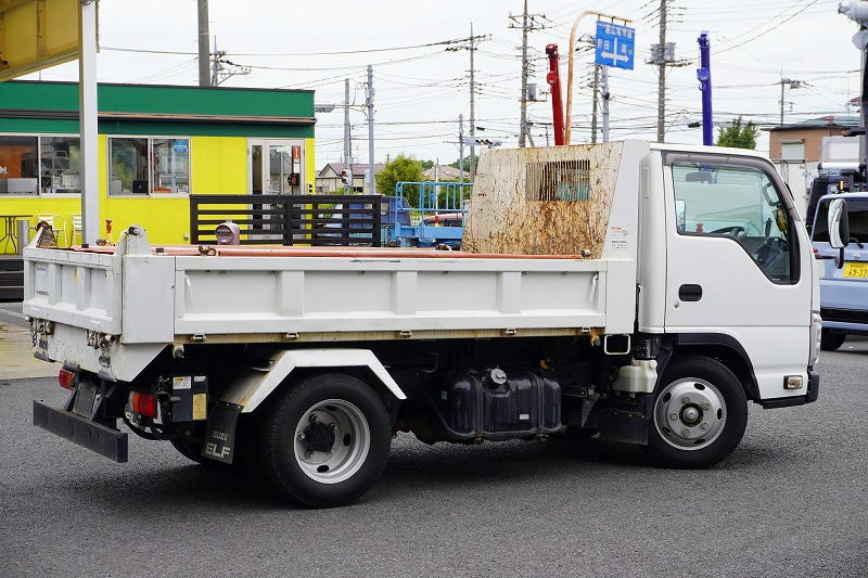 エルフ　「標準幅」　強化　ローダーダンプ　新明和製　三方開　積載３０００ｋｇ　手動コボレーン　ダンプピン　ＥＴＣ　左電格ミラー　ＡＴ車！6