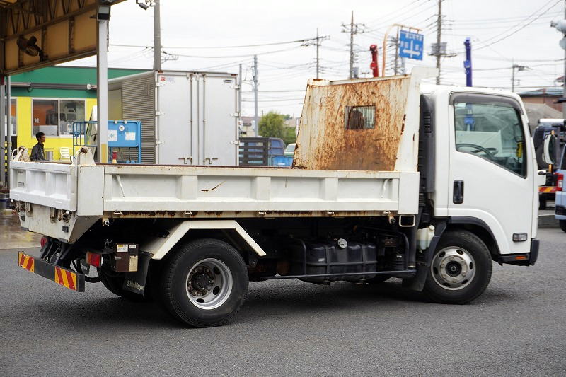 エルフ　「ワイド」　強化　ローダーダンプ　新明和製　三方開　積載３８００ｋｇ　ＥＴＣ　坂道発進補助　ダンプピン　６速ＭＴ！6