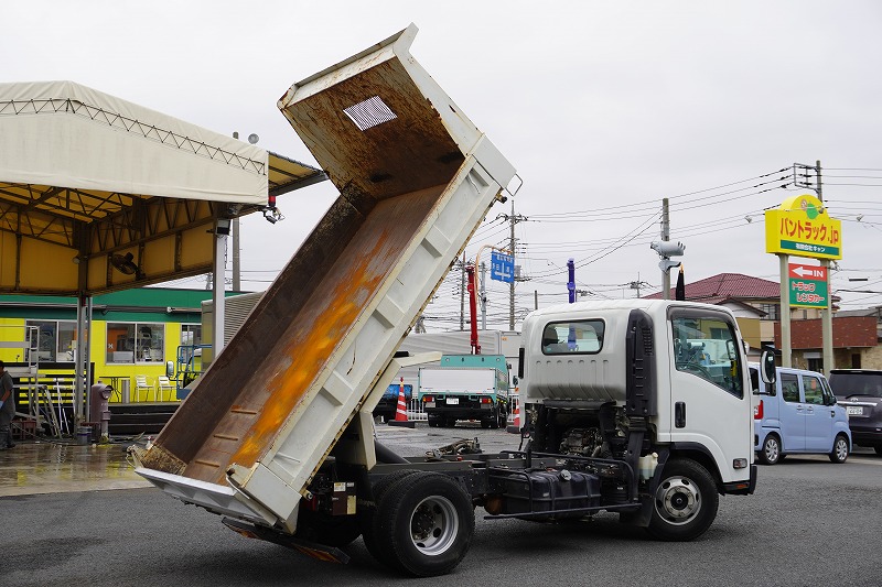 エルフ　「ワイド」　強化　ローダーダンプ　新明和製　三方開　積載３８００ｋｇ　ＥＴＣ　坂道発進補助　ダンプピン　６速ＭＴ！24