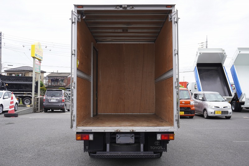 ダイナ　１０尺　アルミバン　積載２０００ｋｇ　サイドドア　ラッシング１段　導風板　９０度ストッパー　バックカメラ　社外ナビ　ＥＴＣ　ＬＥＤヘッドライト　スマートキー　電動パーキングブレーキ　クリアランスソナー　衝突軽減ブレーキ　車線逸脱警報　北村製　ワンオーナー！ＡＴ車！　車検「Ｒ７年１０月まで！」15