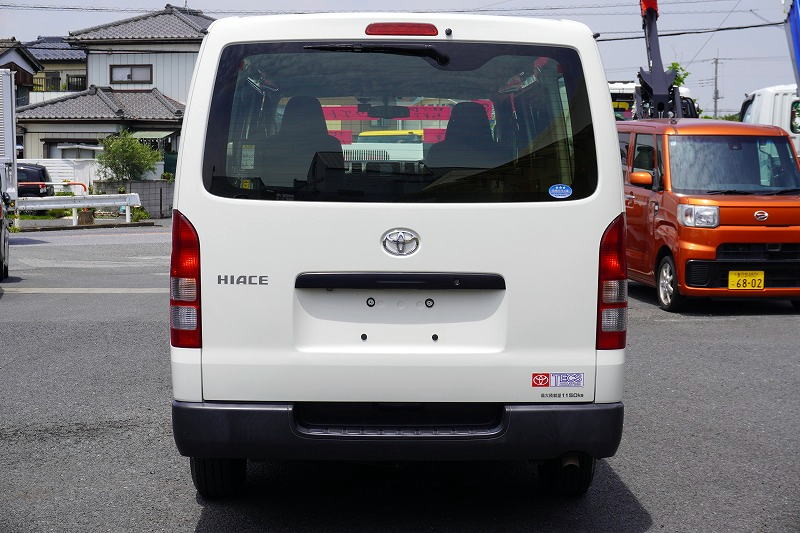 ハイエース　ロング　ＤＸ　５ドア　ガソリン車　３～６人乗り　トヨタ車体製パワーゲート　バックカメラ　ナビ　ワンセグＴＶ　ＥＴＣ　小窓　キーレス　ＡＴ車！2
