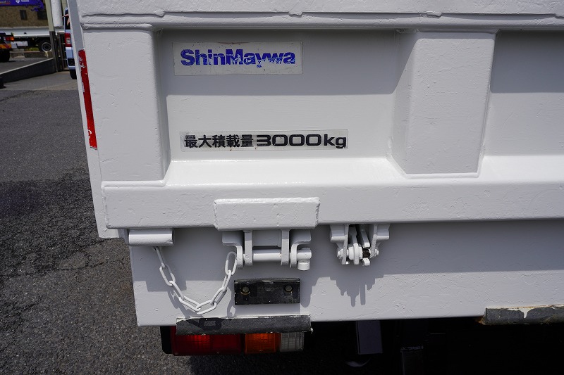 エルフ　「標準幅」　強化　ローダーダンプ　新明和製　三方開　積載３０００ｋｇ　手動コボレーン　ダンプピン　ＥＴＣ　左電格ミラー　ＡＴ車！23
