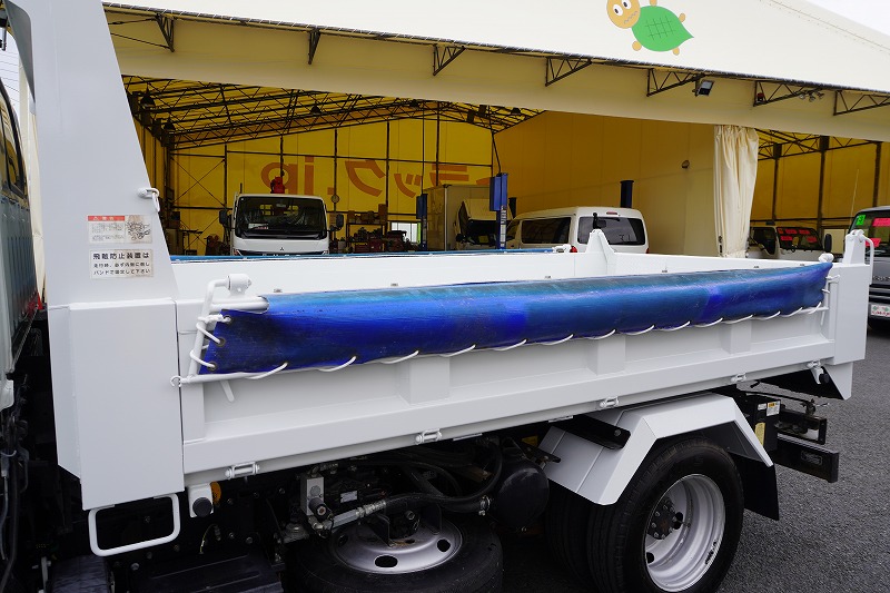 エルフ　「標準幅」　強化　ローダーダンプ　新明和製　三方開　積載３０００ｋｇ　手動コボレーン　スライド用ラジコン　ダンプピン　ＥＴＣ　ＡＴ車！25
