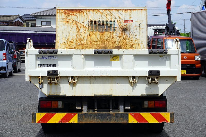 エルフ　「ワイド」　強化　ローダーダンプ　新明和製　一方開　積載３７５０ｋｇ　スライド用ラジコン　ＥＴＣ　ダンプピン　壁面フック３対　ＡＴ車！2