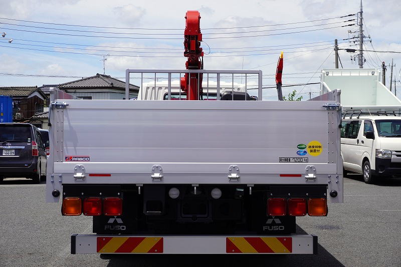（未使用）　ファイター　増トン　「ワイド　ベッド付き」　５段クレーン　積載７２００ｋｇ　古河ユニック製　６ｍ長　アルミブロック　五方開　ラジコン　フックイン　２．９３ｔ吊　差し違いアウトリガー　坂道発進補助　アルミホイール　衝突軽減ブレーキ　車線逸脱警報　６速ＭＴ！　車検「Ｒ８年２月まで！」2