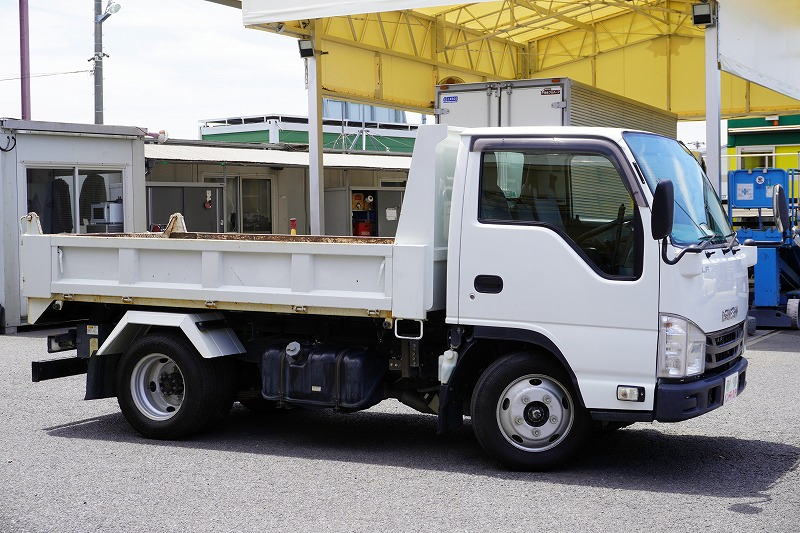 エルフ　「標準幅」　強化　ローダーダンプ　新明和製　三方開　積載３０００ｋｇ　スライド用ラジコン　ダンプピン　ＥＴＣ　坂道発進補助　キーレス　６速ＭＴ！4