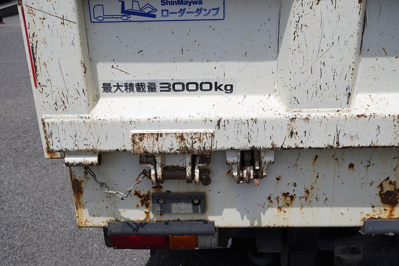 エルフ　「標準幅」　強化　ローダーダンプ　新明和製　三方開　積載３０００ｋｇ　スライド用ラジコン　ダンプピン　ＥＴＣ　坂道発進補助　キーレス　６速ＭＴ！22