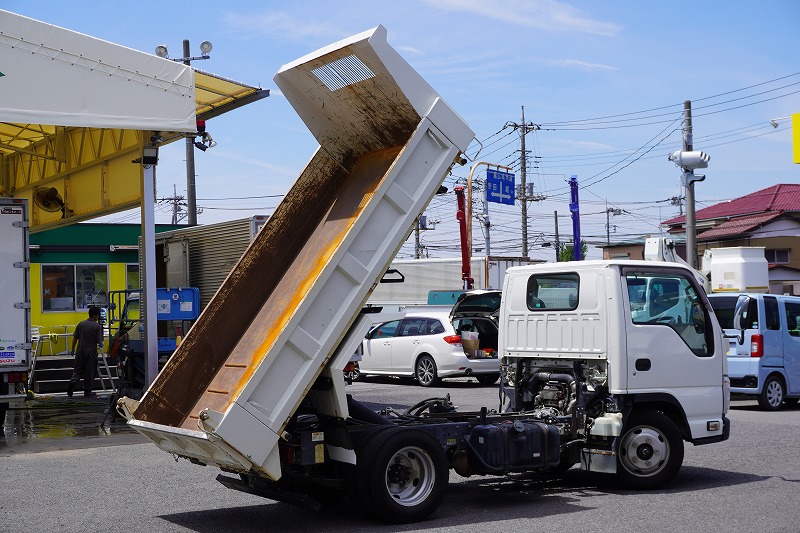 エルフ　「標準幅」　強化　ローダーダンプ　新明和製　三方開　積載３０００ｋｇ　スライド用ラジコン　ダンプピン　ＥＴＣ　坂道発進補助　キーレス　６速ＭＴ！24