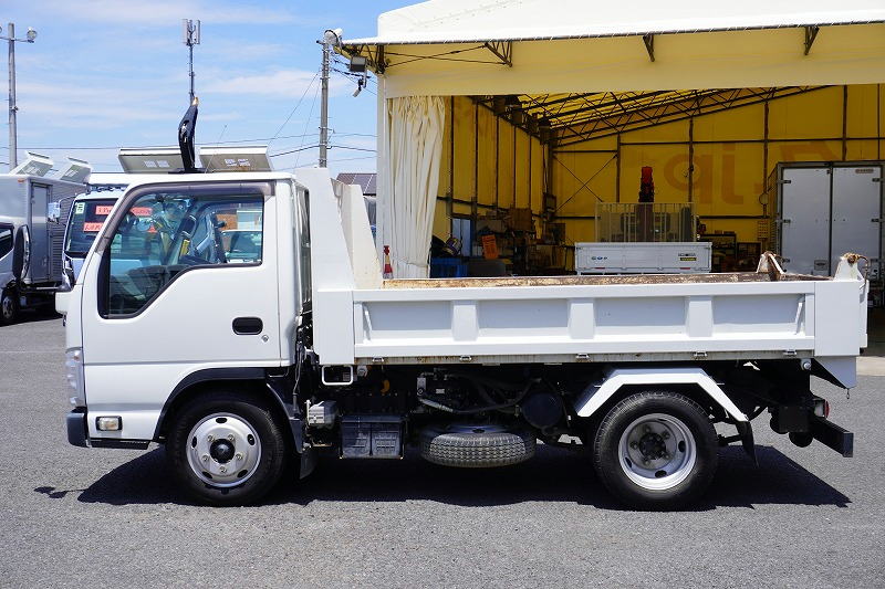 エルフ　「標準幅」　強化　ローダーダンプ　新明和製　三方開　積載３０００ｋｇ　スライド用ラジコン　ダンプピン　ＥＴＣ　坂道発進補助　キーレス　６速ＭＴ！1