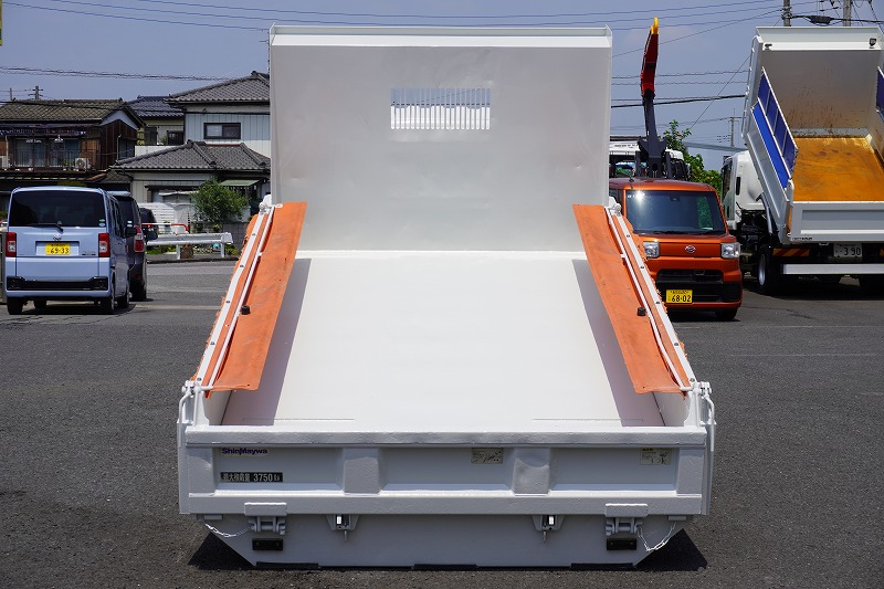 エルフ　「ワイド」　強化　ローダーダンプ　新明和製　三方開　積載３７５０ｋｇ　手動コボレーン　左電格ミラー　ＥＴＣ　ダンプピン　ＡＴ車！21