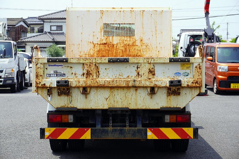 エルフ　「ワイド」　強化　ローダーダンプ　新明和製　一方開　積載３８００ｋｇ　スライド用ラジコン　ＥＴＣ　ダンプピン　ＡＴ車！2