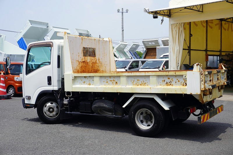 エルフ　「ワイド」　強化　ローダーダンプ　新明和製　一方開　積載３８００ｋｇ　スライド用ラジコン　ＥＴＣ　ダンプピン　ＡＴ車！5