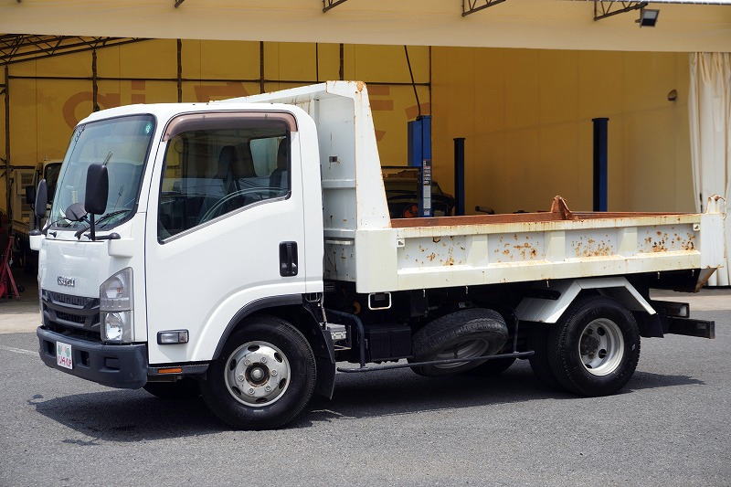 エルフ　「ワイド」　強化　ローダーダンプ　新明和製　一方開　積載３８００ｋｇ　スライド用ラジコン　ＥＴＣ　ダンプピン　ＡＴ車！7