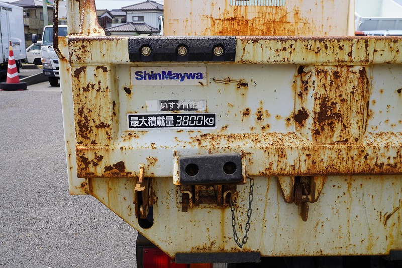 エルフ　「ワイド」　強化　ローダーダンプ　新明和製　一方開　積載３８００ｋｇ　スライド用ラジコン　ＥＴＣ　ダンプピン　ＡＴ車！22