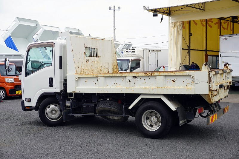 エルフ　「ワイド」　強化　ローダーダンプ　新明和製　一方開　積載３７５０ｋｇ　スライド用ラジコン　ＥＴＣ　ダンプピン　ＡＴ車！5