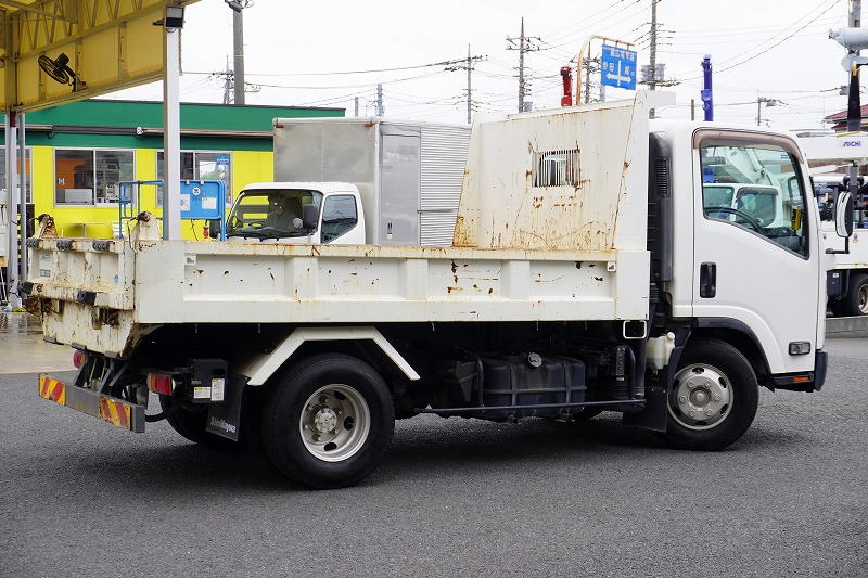 エルフ　「ワイド」　強化　ローダーダンプ　新明和製　一方開　積載３７５０ｋｇ　スライド用ラジコン　ＥＴＣ　ダンプピン　ＡＴ車！6