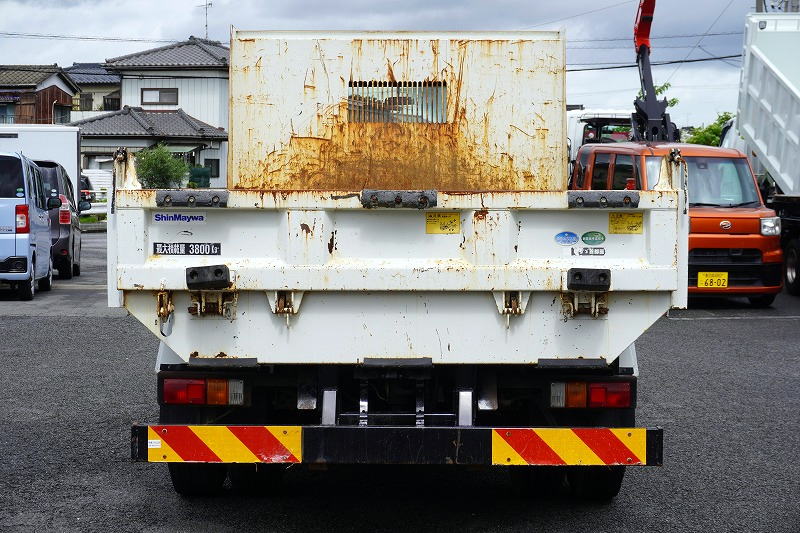 エルフ　「ワイド」　強化　ローダーダンプ　新明和製　一方開　積載３８００ｋｇ　スライド用ラジコン　ＥＴＣ　ダンプピン　ＡＴ車！2
