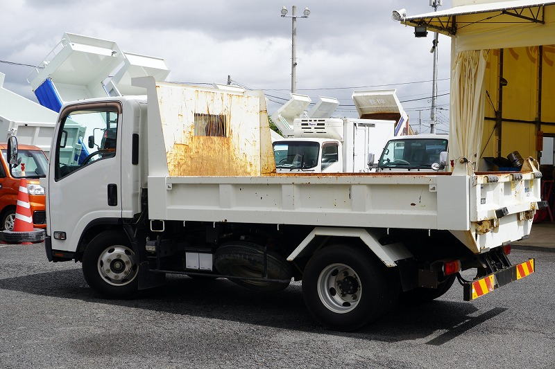 エルフ　「ワイド」　強化　ローダーダンプ　新明和製　一方開　積載３８００ｋｇ　スライド用ラジコン　ＥＴＣ　ダンプピン　ＡＴ車！5
