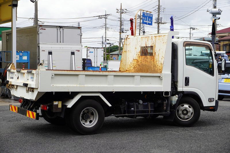 エルフ　「ワイド」　強化　ローダーダンプ　新明和製　一方開　積載３８００ｋｇ　スライド用ラジコン　ＥＴＣ　ダンプピン　ＡＴ車！6