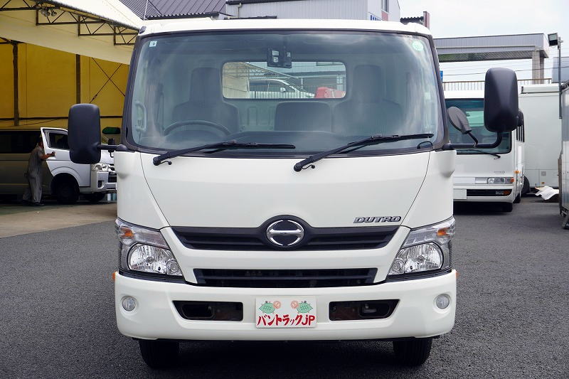 デュトロ　「ワイド超ロング」　セーフティーローダー　一般用　古河ユニック製　積載３７５０ｋｇ　ウインチ　ラジコン　油圧リアゲート　三方開　床フック　バックカメラ　左電格ミラー　坂道発進補助　フォグランプ　ワンオーナー！６速ＭＴ！低走行！0
