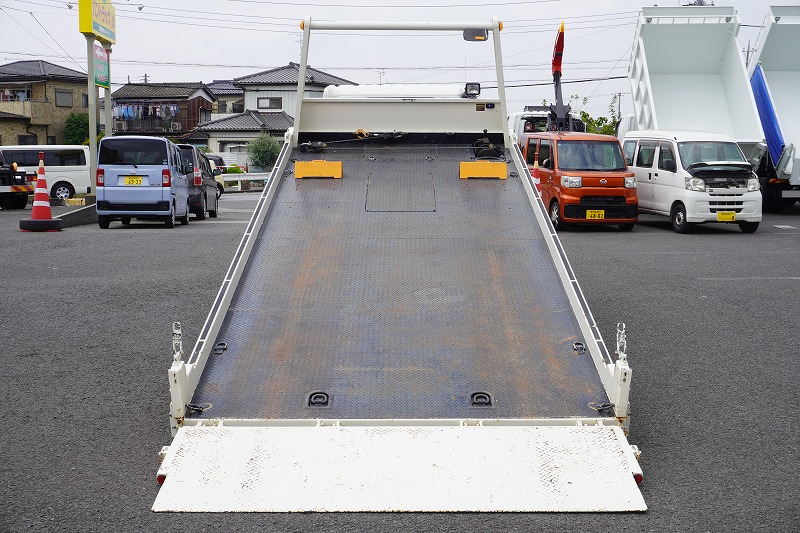 デュトロ　「ワイド超ロング」　セーフティーローダー　一般用　古河ユニック製　積載３７５０ｋｇ　ウインチ　ラジコン　油圧リアゲート　三方開　床フック　バックカメラ　左電格ミラー　坂道発進補助　フォグランプ　ワンオーナー！６速ＭＴ！低走行！19