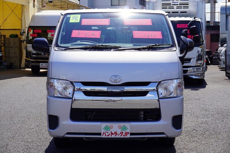ハイエース　ロング　ＤＸ　ＧＬパッケージ　「ジャストロー」　５ドア　ディーゼル車　３～６人乗り　電格ミラー　ワンオーナー！ＡＴ車！　車検「Ｒ７年１２月まで！」0