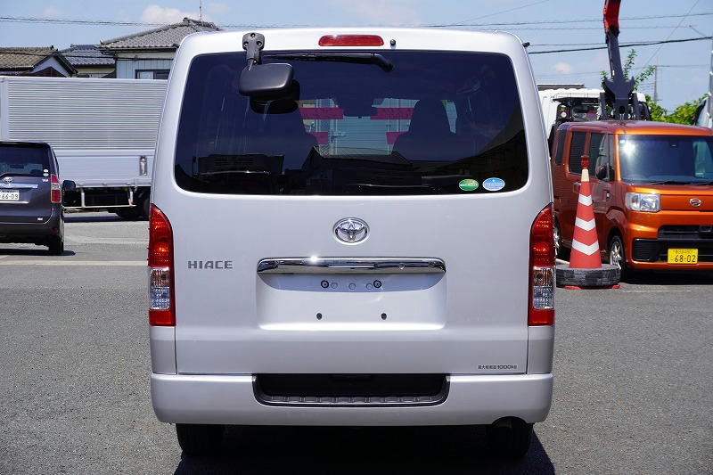 ハイエース　ロング　ＤＸ　ＧＬパッケージ　「ジャストロー」　５ドア　ディーゼル車　３～６人乗り　電格ミラー　ワンオーナー！ＡＴ車！　車検「Ｒ７年１２月まで！」2