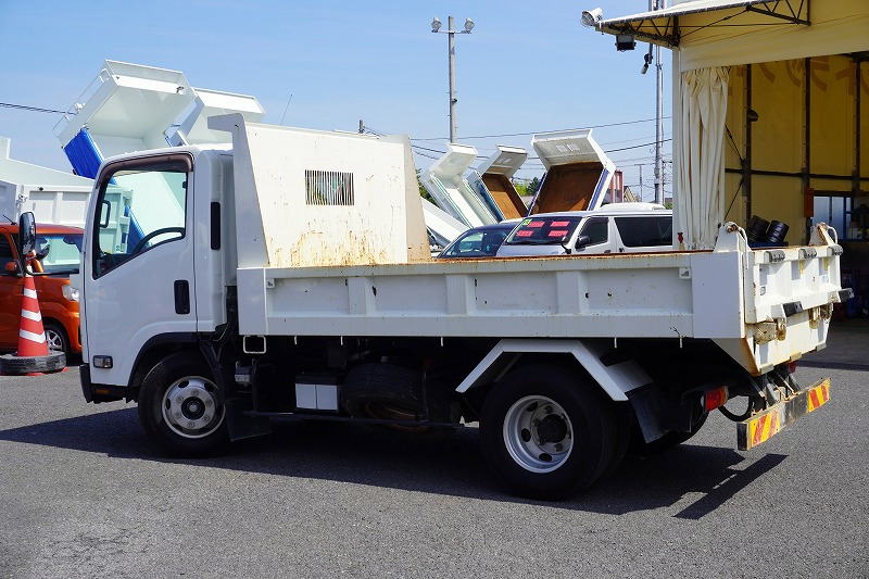 エルフ　「ワイド」　強化　ローダーダンプ　新明和製　一方開　積載３８００ｋｇ　スライド用ラジコン　ＥＴＣ　ダンプピン　ＡＴ車！5