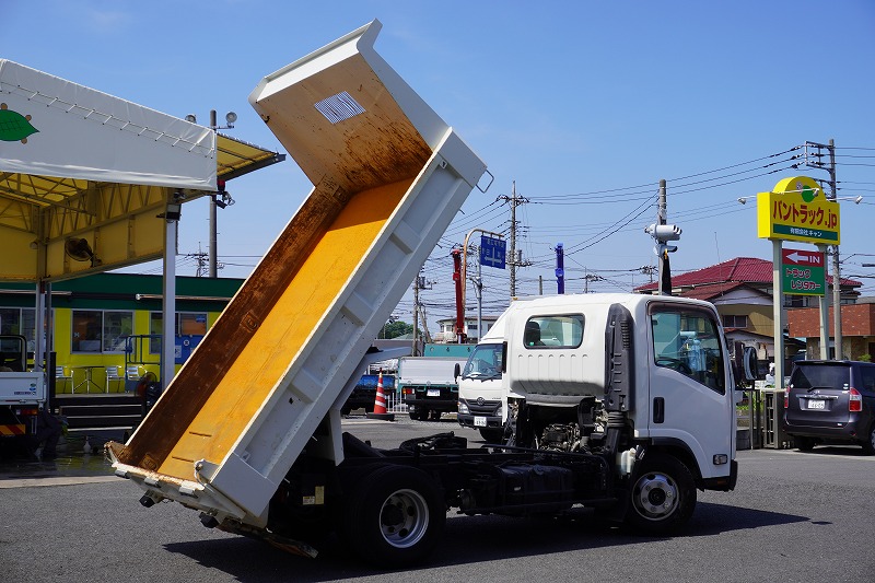 エルフ　「ワイド」　強化　ローダーダンプ　新明和製　一方開　積載３８００ｋｇ　スライド用ラジコン　ＥＴＣ　ダンプピン　ＡＴ車！24