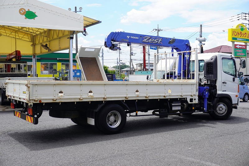 レンジャー　４トン　「標準幅　ベッドレス」　４段クレーン　積載２６５０ｋｇ　タダノ製　５．４ｍ長　ラジコン　フックイン　２．９３ｔ吊　ロープ穴４対　床フック４対　ＥＴＣ　ＡＴ車！6