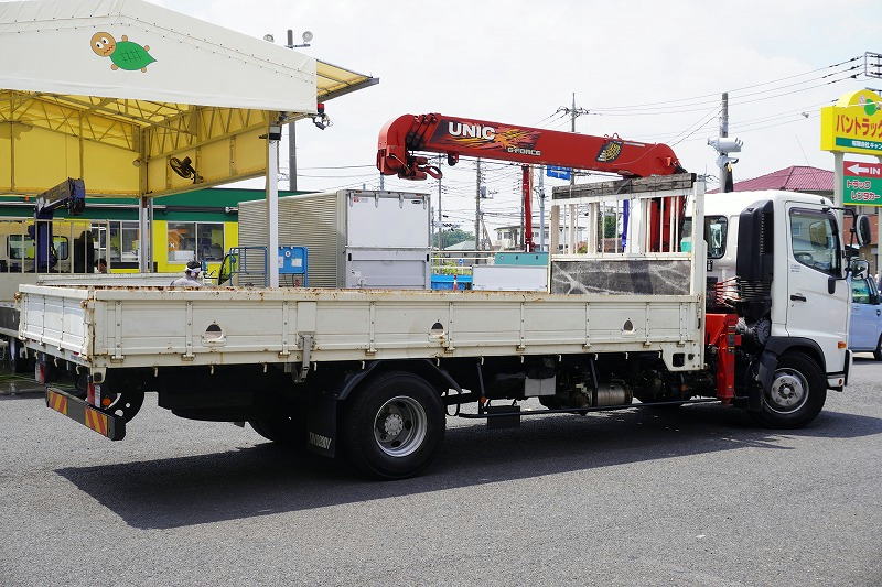 レンジャー　４トン　「標準幅　ベッドレス」　４段クレーン　積載２４５０ｋｇ　古河ユニック製　５．４ｍ長　ラジコン　フックイン　２．９３ｔ吊　セイコーラック　ロープ穴３対　ＥＴＣ　衝突軽減ブレーキ　車線逸脱警報　ＡＴ車！6
