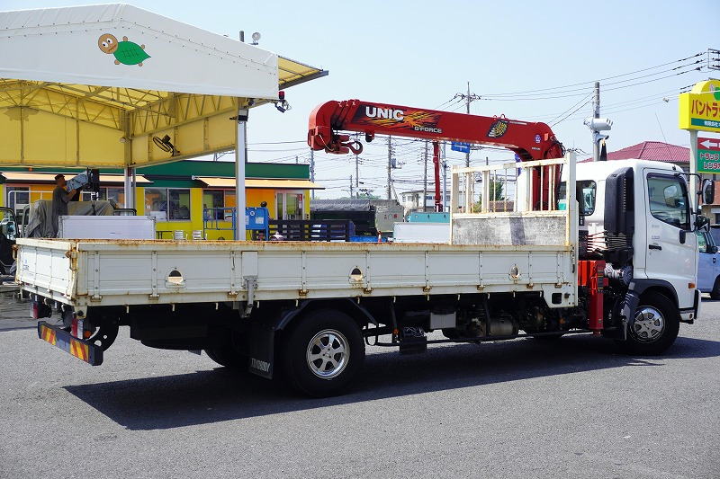レンジャー　４トン　「標準幅　ベッドレス」　４段クレーン　積載２５００ｋｇ　古河ユニック製　５．４ｍ長　ラジコン　フックイン　２．９３ｔ吊　セイコーラック　ロープ穴３対　坂道発進補助　メッキホイールライナー　ＥＴＣ　衝突軽減ブレーキ　車線逸脱警報　６速ＭＴ！4