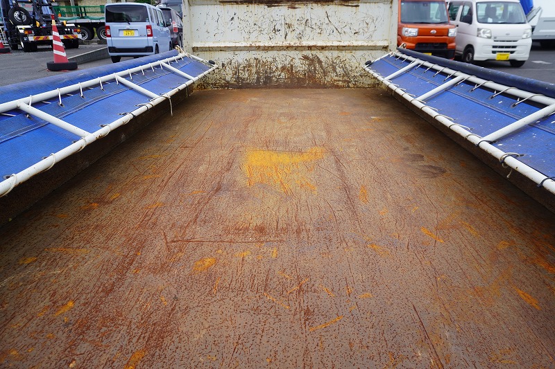 エルフ　強化ダンプ　極東製　積載２０００ｋｇ　三方開　手動コボレーン　鳥居アングル補強　ダンプピン　ＥＴＣ　フルフラットロー　ＡＴ車！28