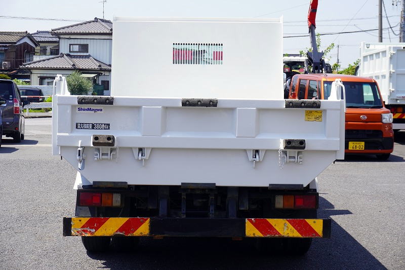 エルフ　「ワイド」　強化　ローダーダンプ　新明和製　一方開　積載３８００ｋｇ　スライド用ラジコン　ＥＴＣ　ダンプピン　ＡＴ車！2
