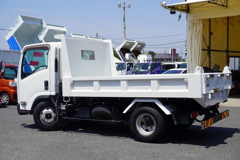 エルフ　「ワイド」　強化　ローダーダンプ　新明和製　一方開　積載３８００ｋｇ　スライド用ラジコン　ＥＴＣ　ダンプピン　ＡＴ車！6