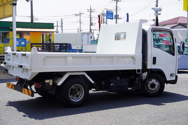 エルフ　「ワイド」　強化　ローダーダンプ　新明和製　一方開　積載３８００ｋｇ　スライド用ラジコン　ＥＴＣ　ダンプピン　ＡＴ車！7