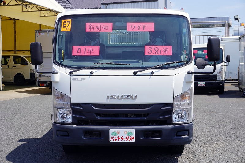 エルフ　「ワイド」　強化　ローダーダンプ　新明和製　一方開　積載３８００ｋｇ　ＥＴＣ　ダンプピン　ＡＴ車！0