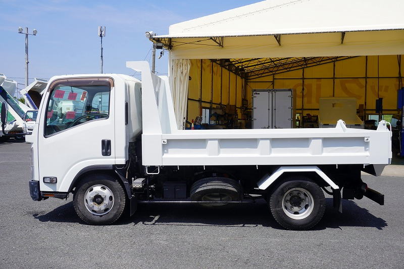 エルフ　「ワイド」　強化　ローダーダンプ　新明和製　一方開　積載３８００ｋｇ　ＥＴＣ　ダンプピン　ＡＴ車！1