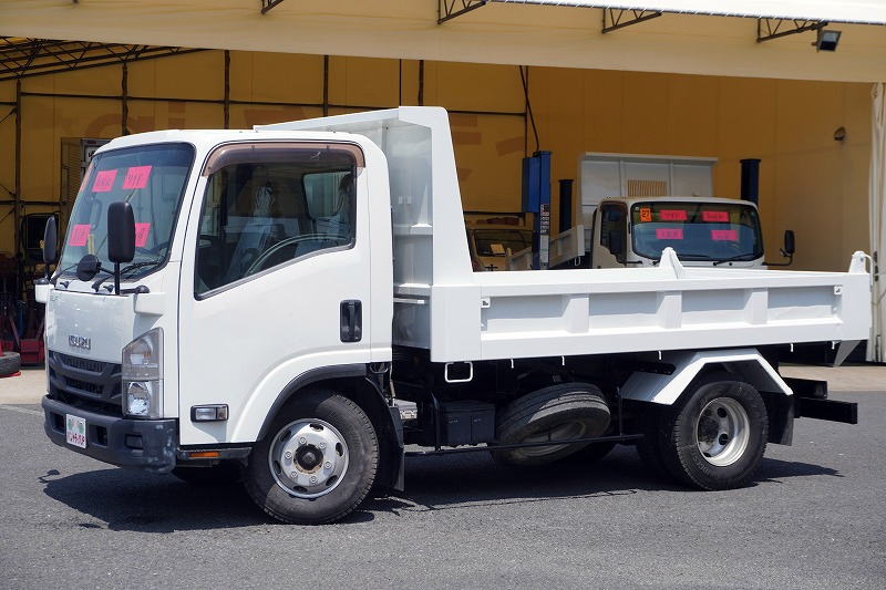 エルフ　「ワイド」　強化　ローダーダンプ　新明和製　一方開　積載３８００ｋｇ　ＥＴＣ　ダンプピン　ＡＴ車！7
