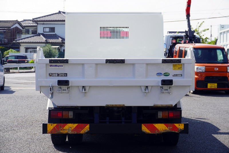 エルフ　「ワイド」　強化　ローダーダンプ　新明和製　一方開　積載３８００ｋｇ　スライド用ラジコン　ＥＴＣ　ダンプピン　ＡＴ車！2