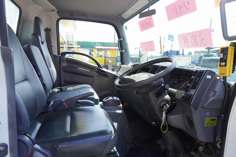 エルフ　「ワイド」　強化　ローダーダンプ　新明和製　一方開　積載３８００ｋｇ　スライド用ラジコン　ＥＴＣ　ダンプピン　ＡＴ車！36