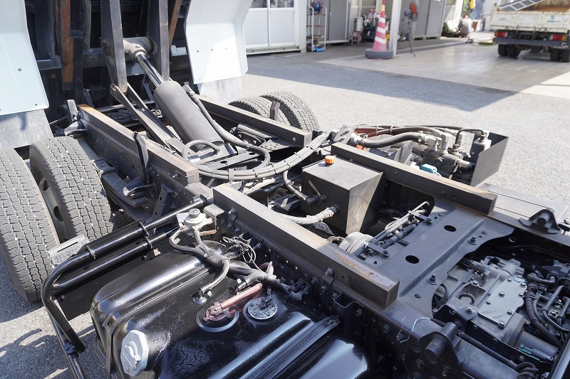エルフ　「ワイド」　強化　ローダーダンプ　新明和製　一方開　積載３８００ｋｇ　スライド用ラジコン　ＥＴＣ　ダンプピン　ＡＴ車！37