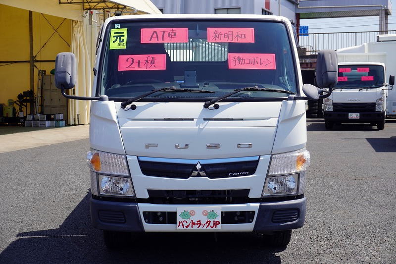 キャンター　強化ダンプ　新明和製　積載２０００ｋｇ　三方開　手動コボレーン　鳥居アングル補強　ダンプピン　ＥＴＣ　坂道発進補助　車線逸脱警報　フルフラットロー　ＡＴ車！0